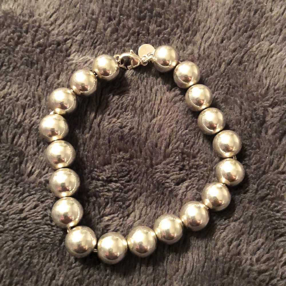 Tiffany & Co. Silver Beaded Bracelet